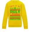 Дитячий світшот Ugly Christmas sweater Сонячно жовтий фото