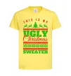 Дитяча футболка Ugly Christmas sweater Лимонний фото