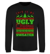 Світшот Ugly Christmas sweater Чорний фото