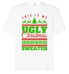 Футболка Оверсайз Ugly Christmas sweater Белый фото