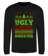 Свитшот Ugly Christmas sweater Черный фото