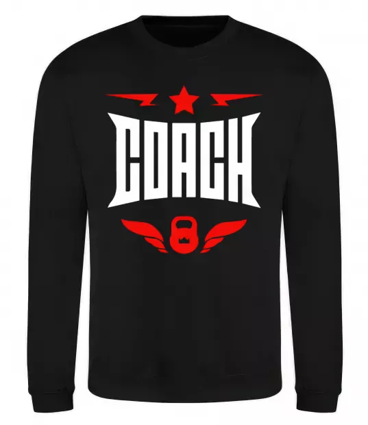 Свитшот Тренер Черный фото