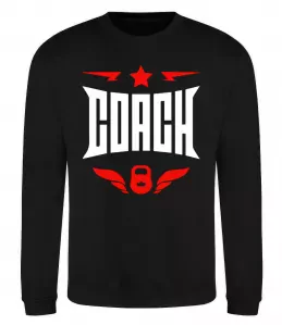 Свитшот Тренер завжди правий Черный фото