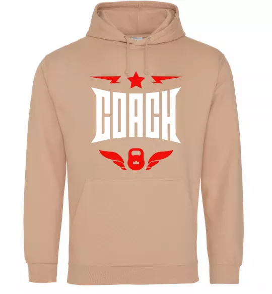 Чоловіча толстовка (худі) Тренер Пісочний фото