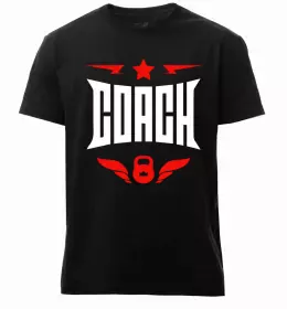 Мужская премиум футболка Тренер завжди правий Белый фото