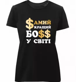 Женская премиум футболка Like a boss Белый фото