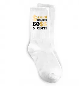 Носки Like a boss Белый фото