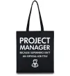Эко-сумка Project manager Черный фото