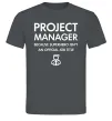 Чоловіча футболка Project manager Графіт Чоловіча футболка Project manager Графіт фото