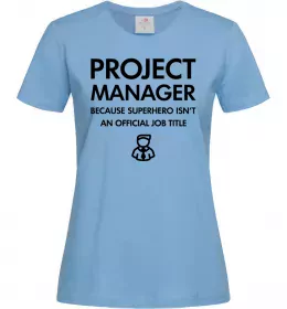 Женская футболка Кращий менеджер Темно-синий фото