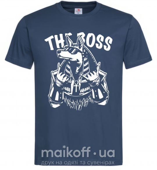 Мужская футболка The boss Egypt style Темно-синий фото