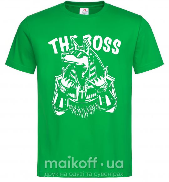 Мужская футболка The boss Egypt style Зеленый фото