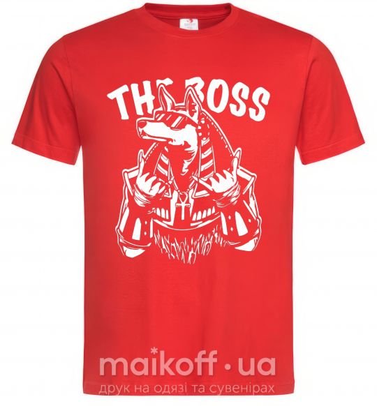 Мужская футболка The boss Egypt style Красный фото