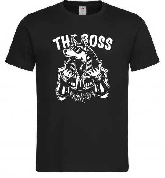 Мужская футболка The boss Egypt style Черный фото