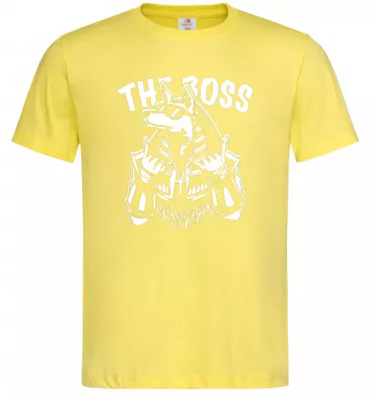 Мужская футболка The boss Egypt style Лимонный фото