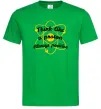 Мужская футболка Think like a proton Зеленый фото