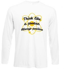 Лонгслив Think like a proton