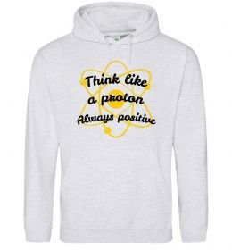 Чоловіча толстовка (худі) Think like a proton