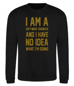 Світшот My heart belongs to a mechanic Чорний фото