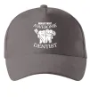 Кепка World's most awesome dentist Серый фото
