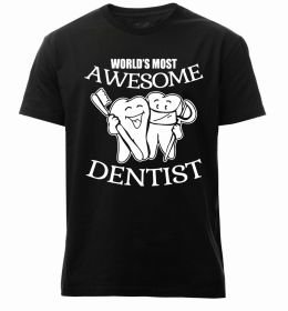 Чоловіча преміум футболка World's most awesome dentist