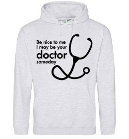 Жіноча толстовка (худі) Be nice to me i may be your doctor Жіноча толстовка (худі) Be nice to me i may be your doctor