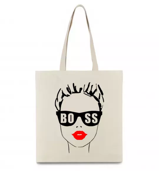 Еко-сумка Lady boss Бежевий фото