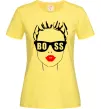 Жіноча футболка Lady boss Лимонний Жіноча футболка Lady boss Лимонний фото