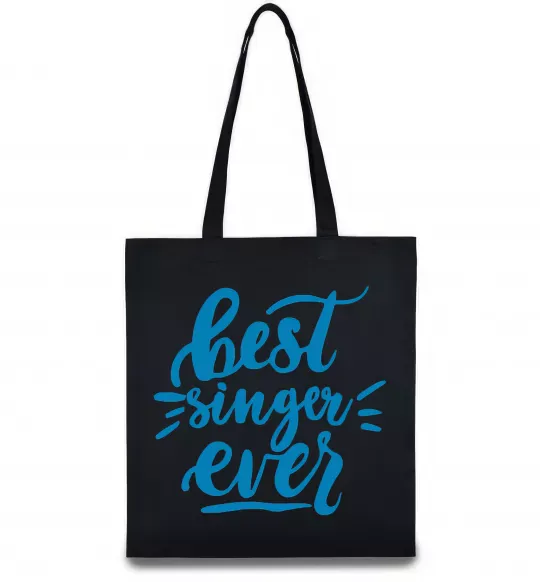 Эко-сумка Best singer ever Черный фото