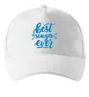 Кепка Best singer ever Білий фото