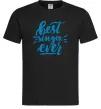 Чоловіча футболка Best singer ever Чорний Чоловіча футболка Best singer ever Чорний фото