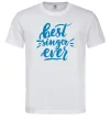 Чоловіча футболка Best singer ever Білий Чоловіча футболка Best singer ever Білий фото