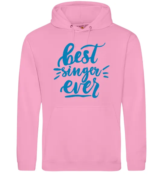 Женская толстовка (худи) Best singer ever Розовый фото