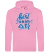 Женская толстовка (худи) Best singer ever Розовый фото