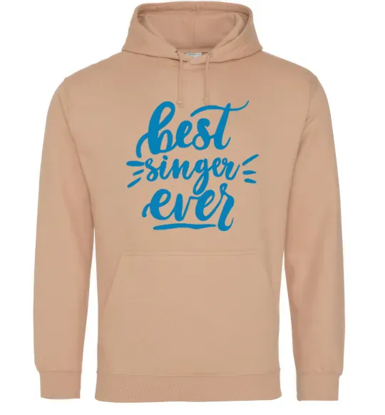 Жіноча толстовка (худі) Best singer ever Пісочний фото