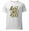 Чоловіча преміум футболка Best boss ever Білий фото