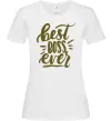 Женская футболка Best boss ever Белый фото