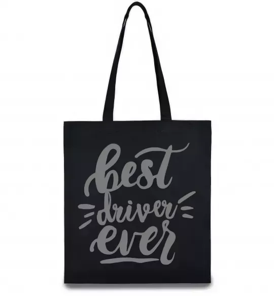 Еко-сумка Best driver ever Чорний фото