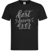 Мужская футболка Best driver ever Черный Мужская футболка Best driver ever Черный фото