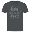 Мужская футболка Best driver ever Графит Мужская футболка Best driver ever Графит фото
