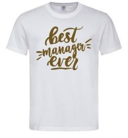 Мужская футболка Best manager ever Мужская футболка Best manager ever
