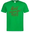 Мужская футболка Best manager ever Зеленый Мужская футболка Best manager ever Зеленый фото