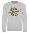 Свитшот Best manager ever Серый меланж фото
