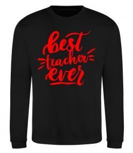 Свитшот Best teacher ever text