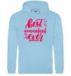 Жіноча толстовка (худі) Best accountent ever Блакитний фото