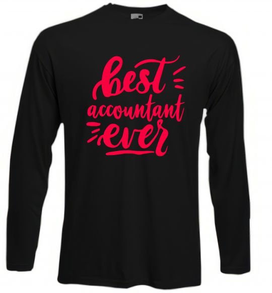 Реглан Best accountent ever Чорний фото