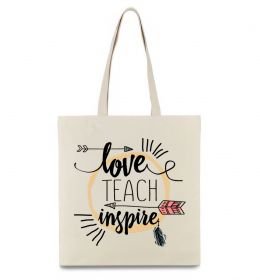 Еко-сумка Love teach inspire