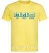 Мужская футболка Eat sleep league Лимонный фото