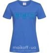Женская футболка Eat sleep league Ярко-синий фото