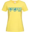 Жіноча футболка Eat sleep league Лимонний фото